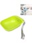 Pet Square Bowl Içme Head Cat Portable Eşlik Eden Fincan Köpek Içme Çeşmesi (Yeşil) (Yurt Dışından) 2