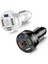 2 Adet BK-358 3A Qc3.0 4usb Araç Şarj Bir Dört Cep Telefonu Araç Şarj Cihazı (Beyaz) (Yurt Dışından) 2