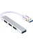 A-809 4 x USB 3.0-Usb 3.0 Alüminyum Alaşım Hub Adaptörü (Gümüş) (Yurt Dışından) 2