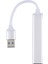 A-809 4 x USB 3.0-Usb 3.0 Alüminyum Alaşım Hub Adaptörü (Gümüş) (Yurt Dışından) 4