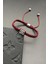 Zirkon Taşlı Bordo Renk Ipli Ayarlanabilir Unisex Bileklik FRJ11721-1821-B 1