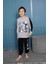 Erkek Çocuk Pijama Takım 3266 Gri 2