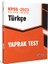 KPSS Türkçe Yaprak Test 1