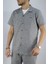 Inpool Erkek Yazlık Slim Fit Pamuk Keten Gömlek 2