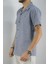Inpool Erkek Yazlık Slim Fit Pamuk Keten Gömlek 3