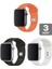 Apple Watch 3 4 5 6 7 8 Se 38 40 41MM Kordon Kayış 3 Adet Set Bileklik Klasik Silikon 1