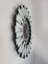 Güneş Twins Silver Latin Black Model Gümüş Siyah Renk 70 Cm Dekoratif Aynalı Duvar Saati 3
