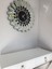 Güneş Twins Silver Latin Black Model Gümüş Siyah Renk 70 Cm Dekoratif Aynalı Duvar Saati 5