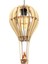 Çocuk Genç Odası Için Doğal Ahşap Mdf 3D Puzzle Lazer Uçan Balon Avize - Biblo Ampul Dahil Değildir 3