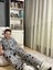 Erkek Çocuk Mickey Mouse Düğmeli Kısa Kollu %100 Pamuk Pijama Takımı 2