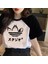 Totoro Friends Baskılı Reglan Kol Beyaz Oversize T-Shirt 1