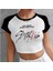 Stray Kids Baskılı Reglan Kol Beyaz Crop 1