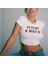 Future Milf Baskılı Beyaz Crop 2