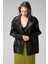 WM019 Oversize Biker Hakiki Deri Kadın Mont 4