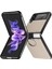 Samsung Galaxy Z Flip3 5g Gri Için Litchi Desen Katlama Kutusu (Yurt Dışından) 2