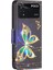 Xiaomi Poco M4 Pro Big Butterfly Için Renkli Çizim Deri Kılıf (Yurt Dışından) 4