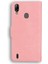 Blackview A60 Pro Pink Için Cilt Fe Saf Renk Pu Kılıfı (Yurt Dışından) 3