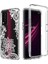 T-Mobile Revvl Artı Beyaz Çiçek Için Şeffaf Boyalı Kasa (Yurt Dışından) 2