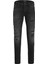 Normal Bel Slim Fit Siyah Erkek Denim Pantolon 12219593_JJIGLENN Jjblaır Ge 802 No 5