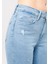 Kadın Serenay Mavi Gold Shape Jean Pantolon 100980-33430 6