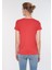 Mavi Kadın V Yaka Kırmızı Basic Tişört 168260-30734