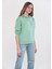 Kadın Kapüşonlu Yeşil Basic Sweatshirt 167299-71791 1