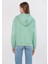 Kadın Kapüşonlu Yeşil Basic Sweatshirt 167299-71791 3