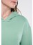 Kadın Kapüşonlu Yeşil Basic Sweatshirt 167299-71791 4