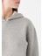 Kapüşonlu Gri Basic Sweatshirt 167299-82816 5