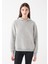 Kapüşonlu Gri Basic Sweatshirt 167299-82816 1