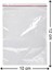 Tropic 5 Paket Kilitli Torba Şeffaf Poşet 10X12 Adet Kına Çerez Kuruyemiş Naylonu (1000LI) 2
