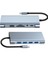 100W 11IN1 Multifonksiyonlu Type-C Hub Type-C Hub Dönüştürücü Çoğaltıcı RJ45 Hdmi VGA Usb3.0 2