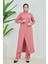 Tesettür Tunik Pantolon Takım BRC8075 Gül Kurusu 2