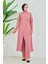 Tesettür Tunik Pantolon Takım BRC8075 Gül Kurusu 3
