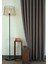 Fon Perde Keten Koyu Gri 1-3 Sık Pile 60X260 1