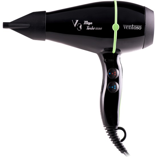 Ventoso V3 Megaturbo5500 Verde 2500 W Profesyonel Fön Makinesi