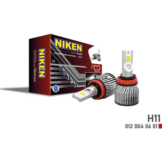 Niken Eco Serisi LED Xenon Far Ampulu H7 / H4 / H11 / H1 / H10 / 9005 / 9006 / H15