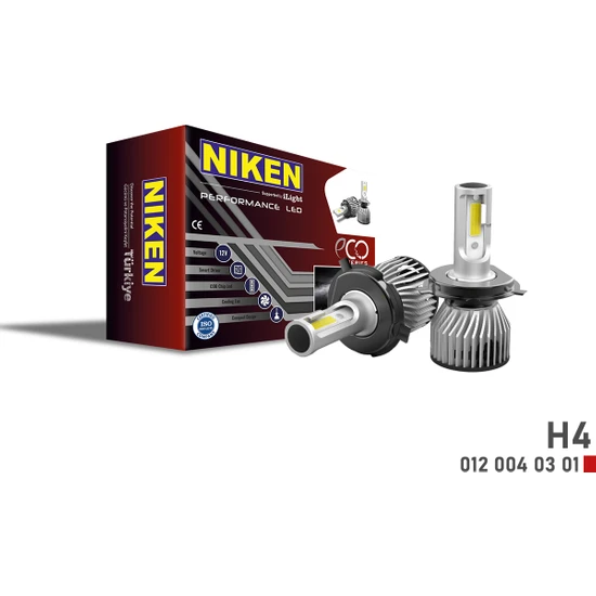 Niken Eco Serisi LED Xenon Far Ampulu H7 / H4 / H11 / H1 / H10 / 9005 / 9006 / H15
