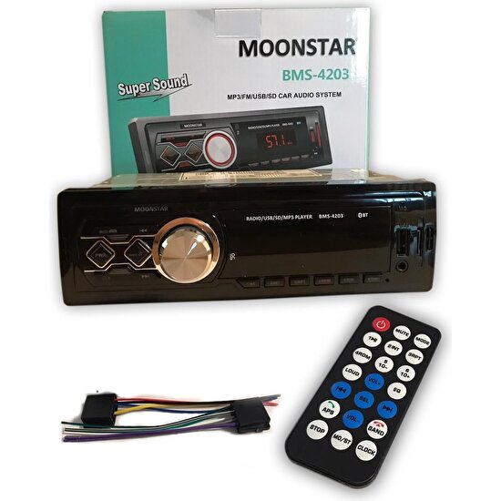 KG Group Moonstar Bms 4203 - Kumandalı ve Bluetooth Lu Oto Teyp
