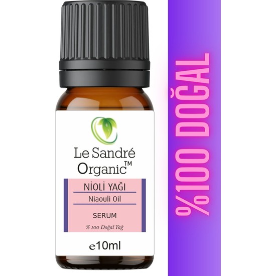 Le Sandre Organics Nioli Uçucu Yağı %100 Doğal ( Niaouli Essential Oil ) 10 ml
