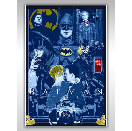 Batman Return Poster 40X60CM Afiş - Kalın Poster Kağıdı Dijital Baskı