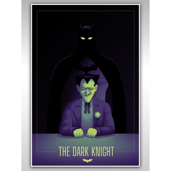 Batman Poster 40X60CM Afiş - Kalın Poster Kağıdı Dijital Baskı