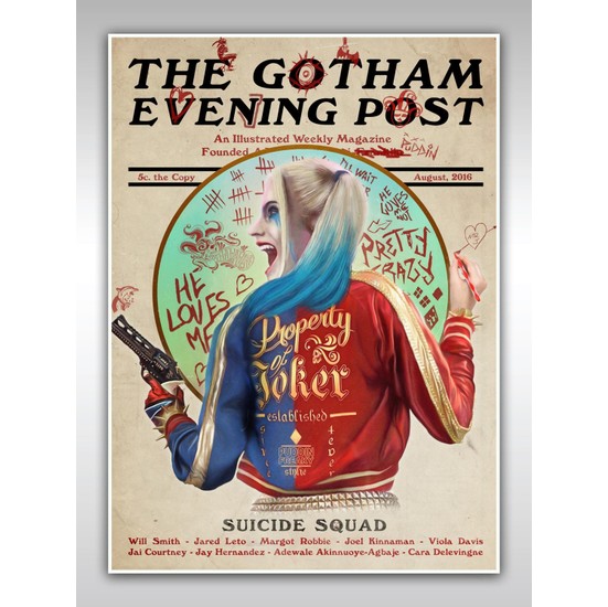 Harley Quinn Poster 60X90CM Suicide Squad Afiş Kalın Fiyatı