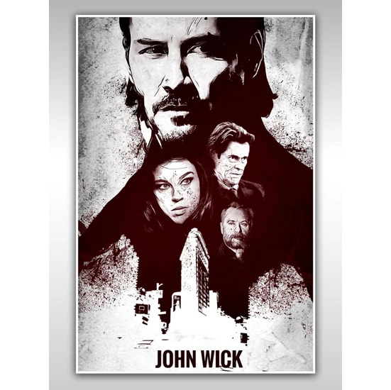 John Wick Poster 40X60CM Afiş - Kalın Poster Kağıdı Dijital Baskı