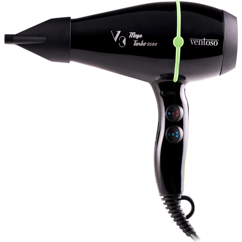 Ventoso V3 Megaturbo5500 Verde 2500 W Profesyonel Fön Makinesi