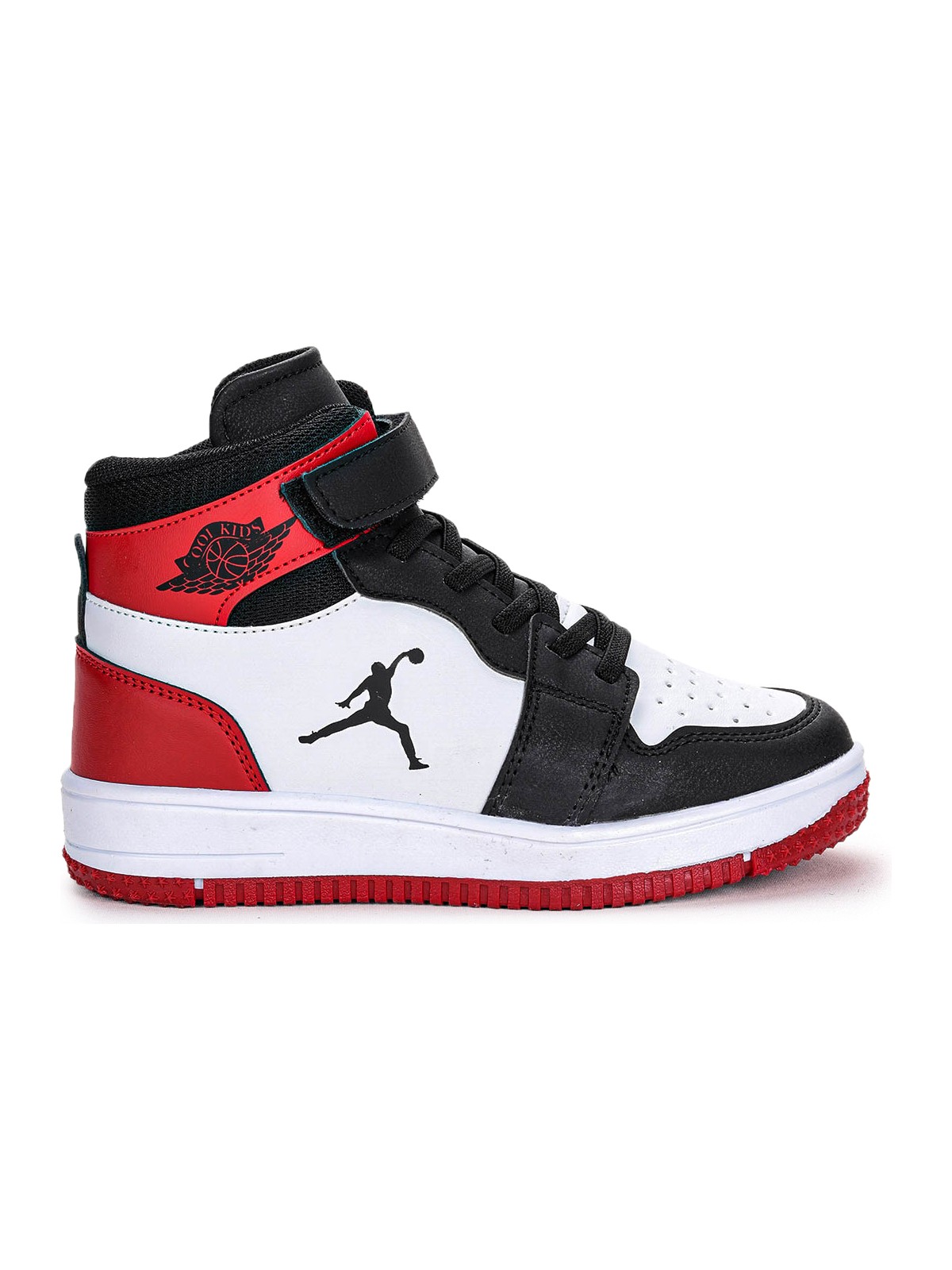 Kiko Kids Haykat Cırtlı Basketbol Erkek/kız Çocuk Spor Ayakkabı Siyah - Pudra - Görsel 4