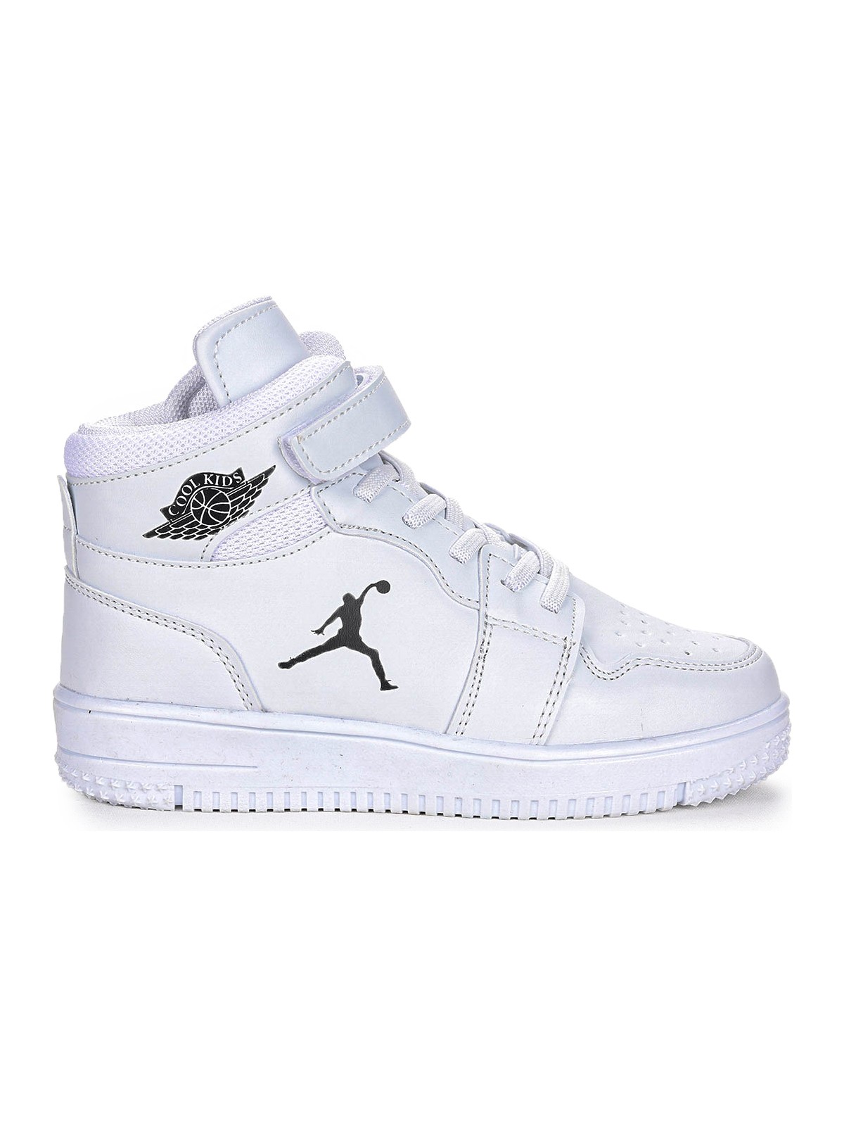 Kiko Kids Haykat Cırtlı Basketbol Erkek/kız Çocuk Spor Ayakkabı Siyah - Pudra - Görsel 3