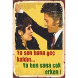 Wonder Like Cüneyt Arkın Yeşilçam Retro Ahşap Poster
