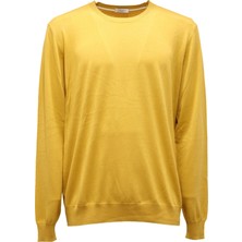 Shaco Design Sarı Bisiklet Yaka Sweatshirt