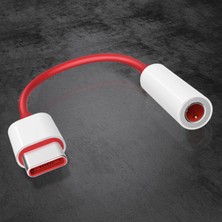 Landu USB C Ila 3.5mm Kulaklık Adaptörü Tip C 3.5 Jack Kulaklık Audio Aux Kablosu - Beyaz (Yurt Dışından)